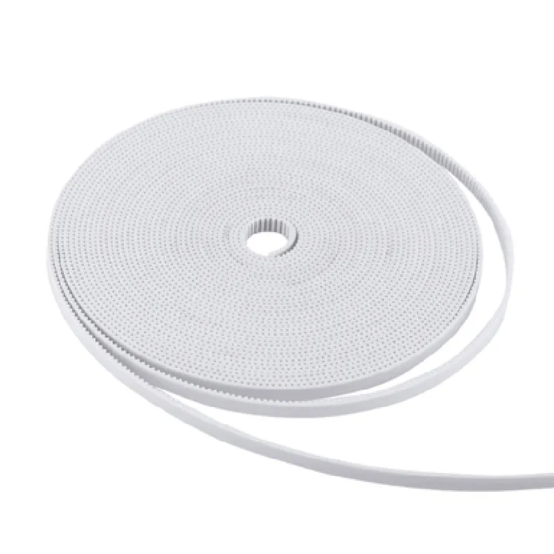 6mm Timing Belt 3D Printer Belt White GT2 Open Synchronous Belt PU with Steel Core -1 Meter
