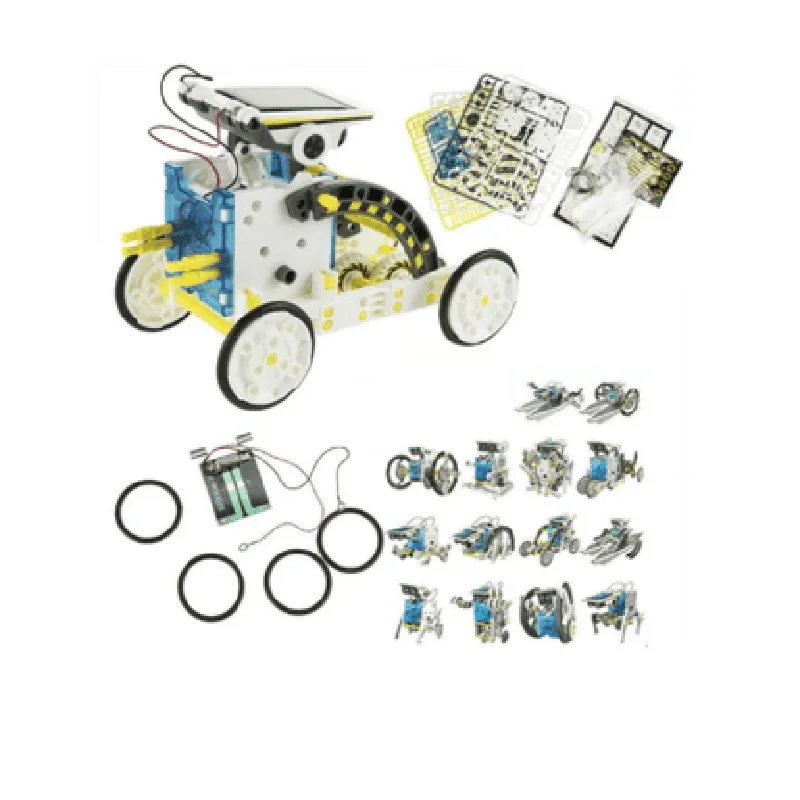 14 in 1 Educational DIY Solar Transformers Robot Toy