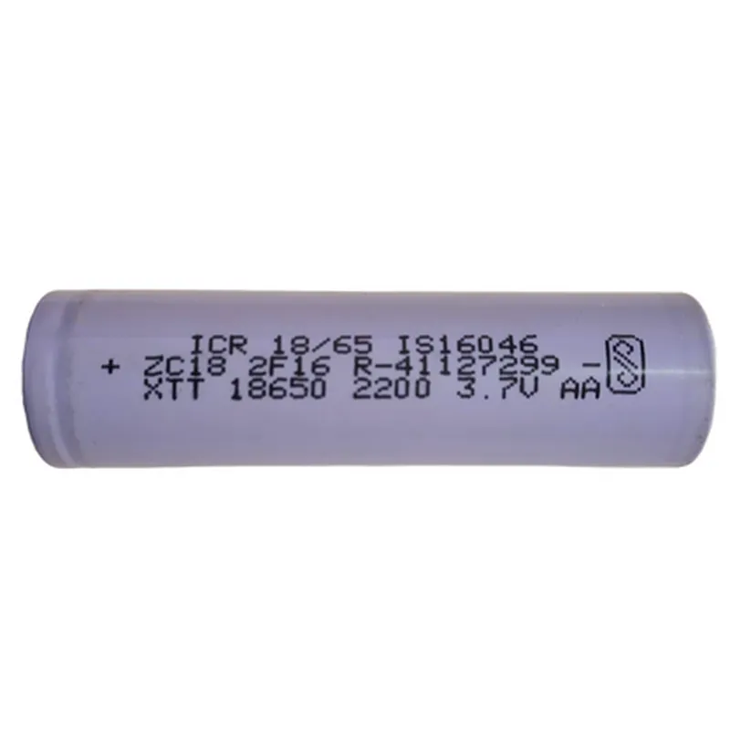 18650 2200mAh 3.7v Cylinder Battery (Any Colour)