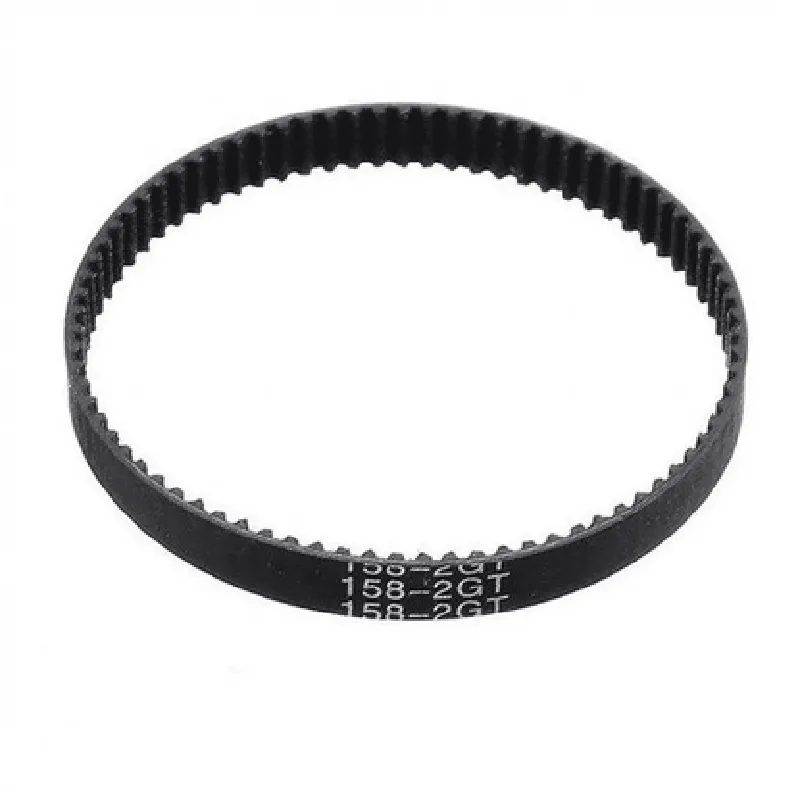 GT2 Rubber Timing Belt Closed Loop 6mm Width for 3D Printer CNC 6mm width and 158 mm long