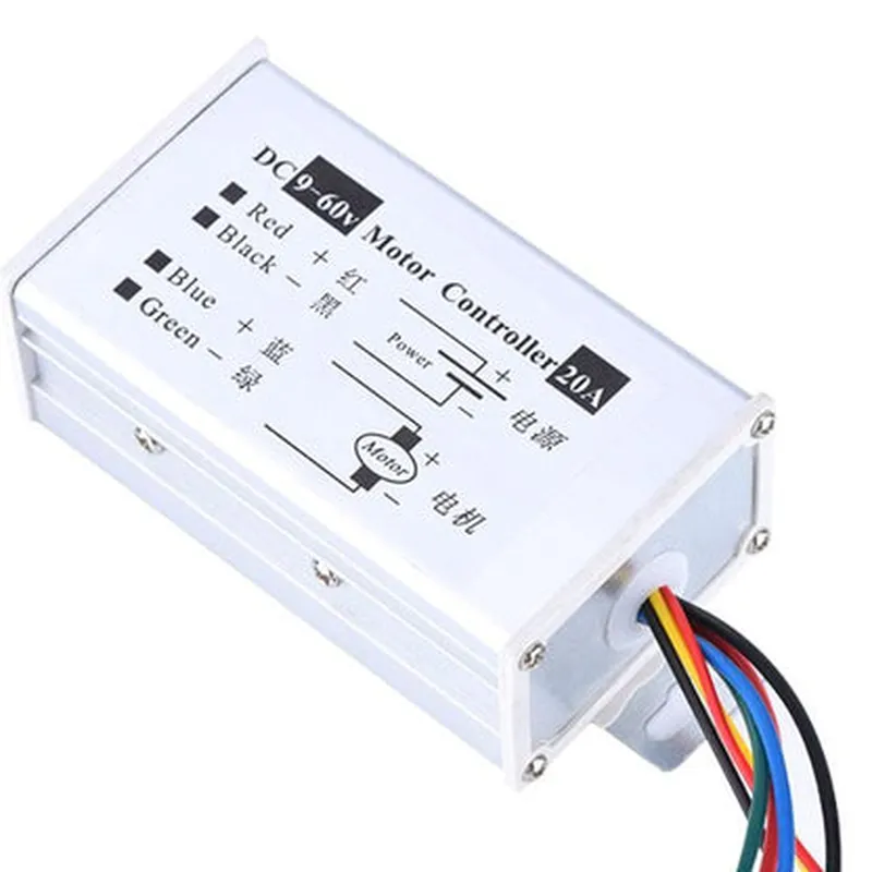 9-60V 20A DC Motor Speed Controller
