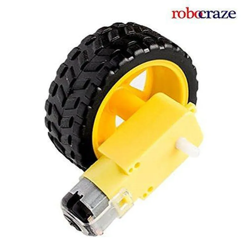 2 Set Smart Car Robot Chassis Wheel
