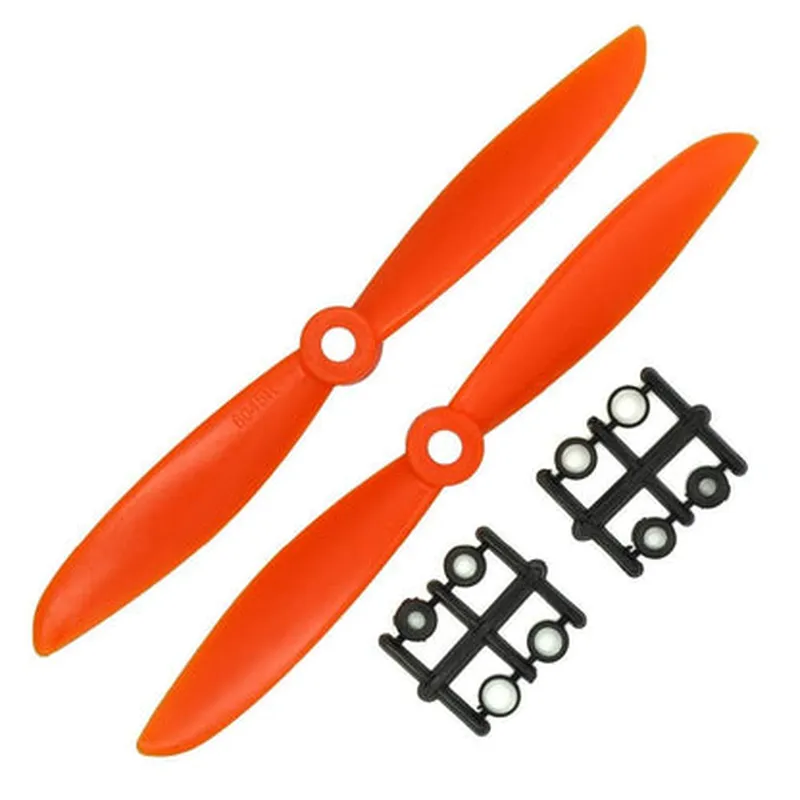 1 Pair Quadcopter 1045 Carbon Fiber CW CCW Propeller for DJI F450 10x4.5 Orange