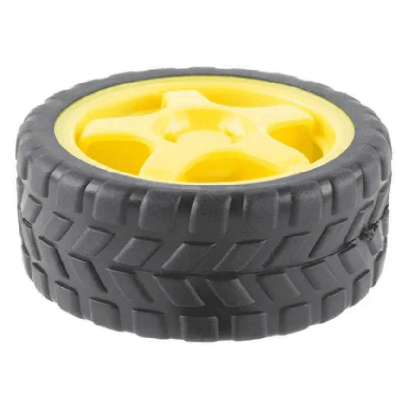 65mm Rubber Wheel for BO Motor