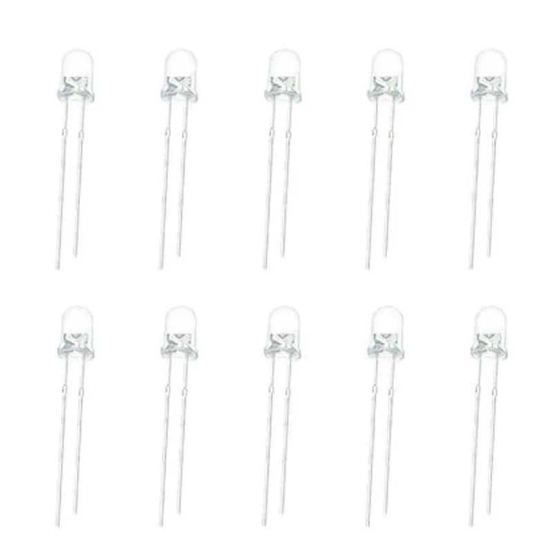 3mm White LED (Pack of 10)