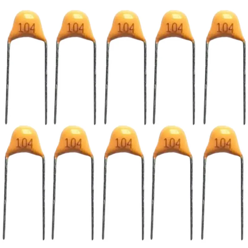 0.1 uF 50V Ceramic Capacitor (Pack of 10)