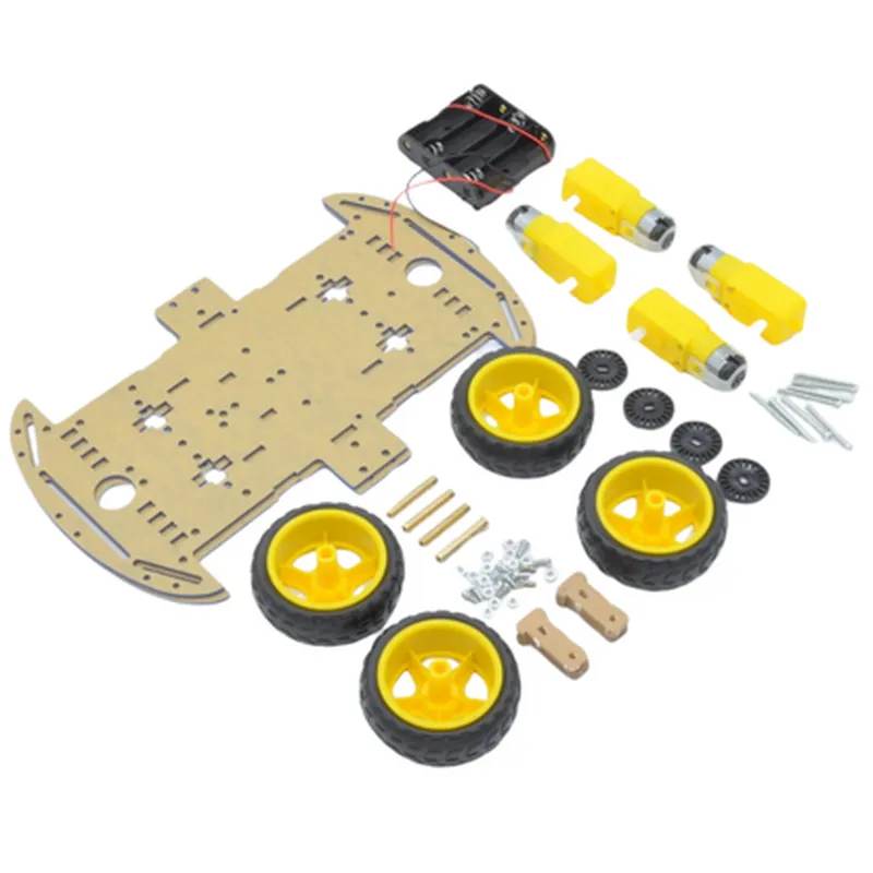 4WD Four Wheel Drive Kit - A Smart Robot Car with Chassis