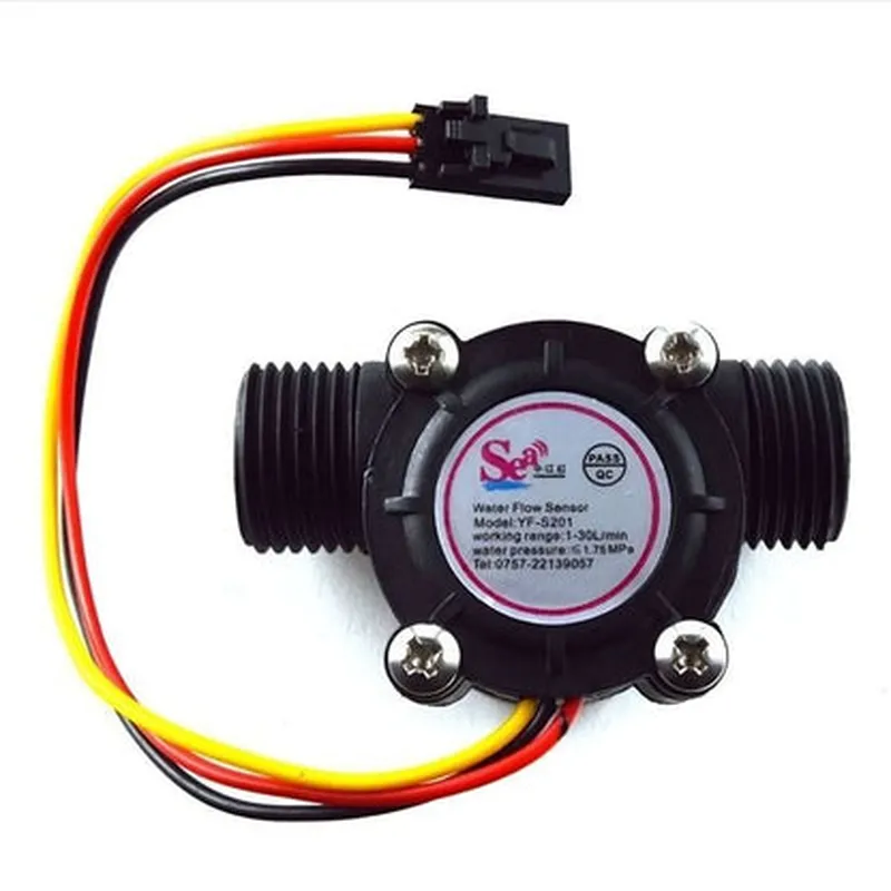 1/2 Inch Water Flow Sensor - YF-S201