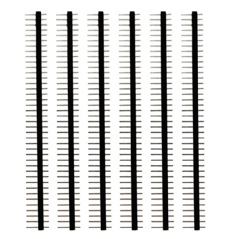 40x1 Pin 2.54mm Single Row Straight Male Pin Header Strip (Pack of 50)