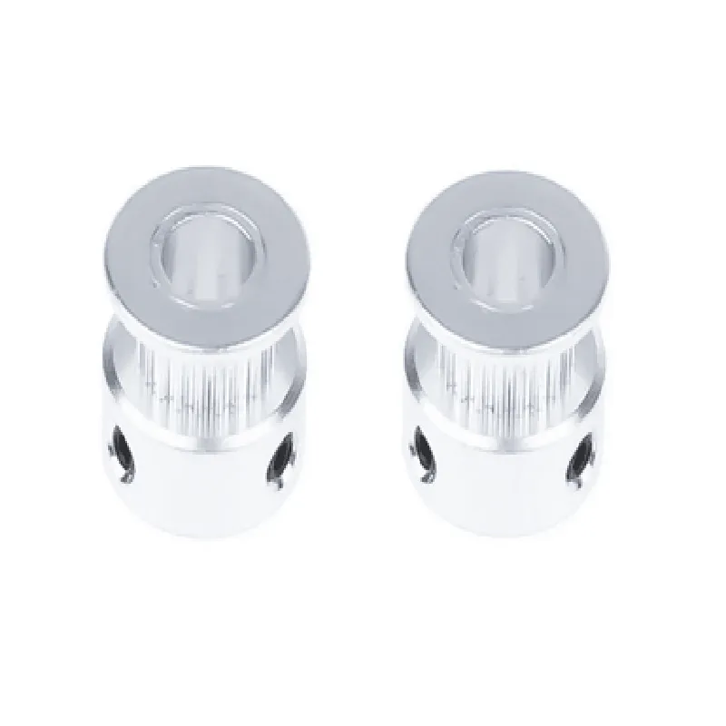 Aluminum GT2 Timing Pulley 20 Tooth 8mm Bore For 6.35mm Belt 2Pcs