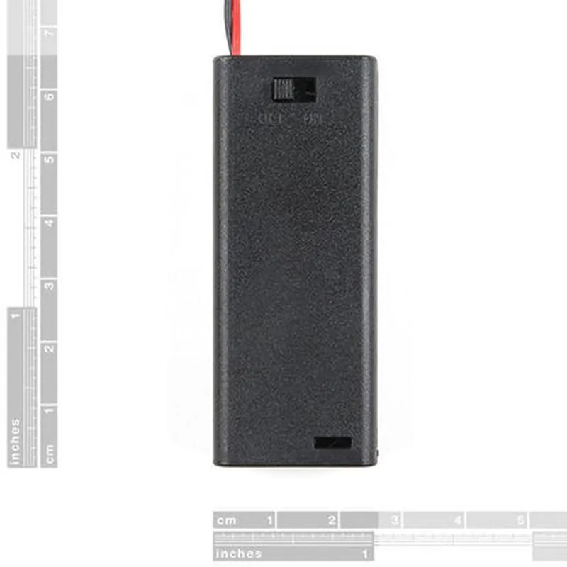 2 x AAA Battery Holder with cover and On/Off Switch