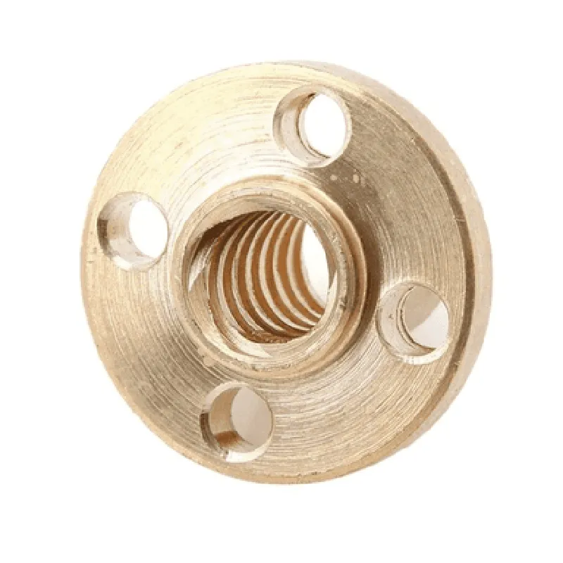 150mm Trapezoidal 4 Start Lead Screw 8mm Thread 2mm Pitch Lead Screw with Copper Nut