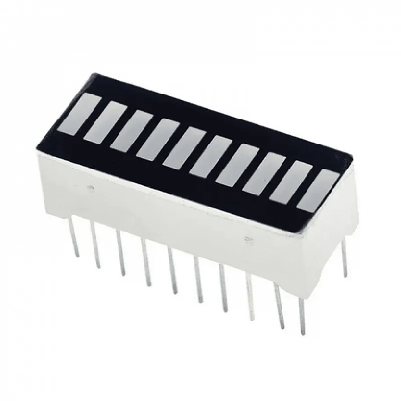10 Segments 4 Colors Stripe Digital Bar Graph Display