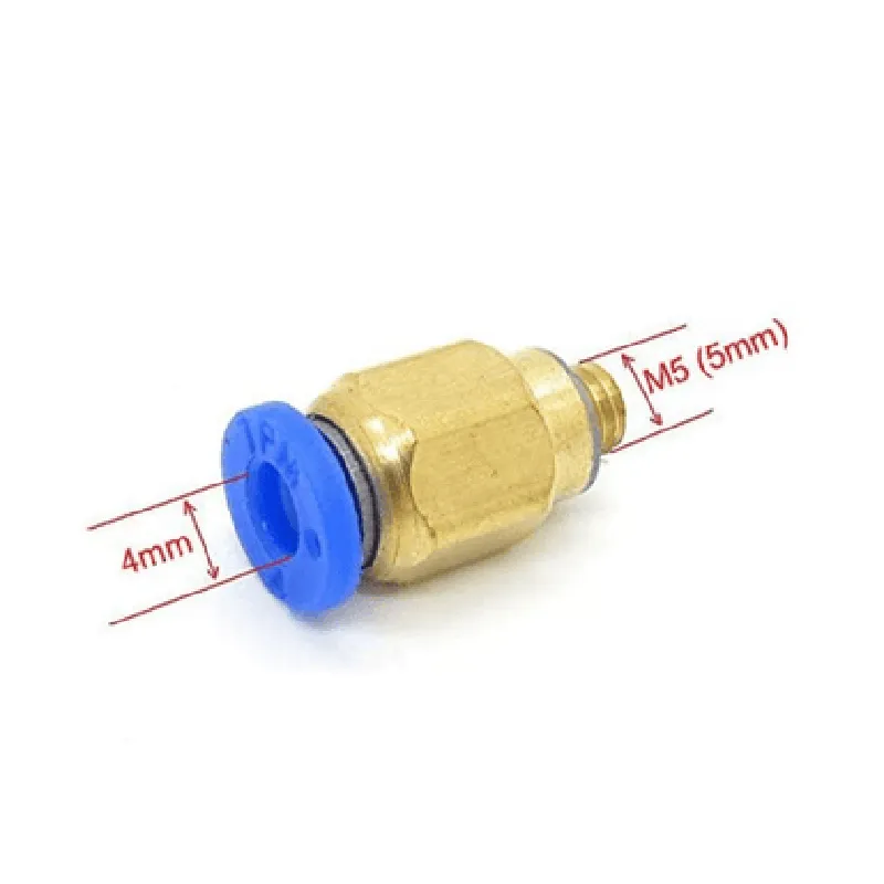 PC4-M5 Pneumatic Push in Bowden Extruders for 1.75mm