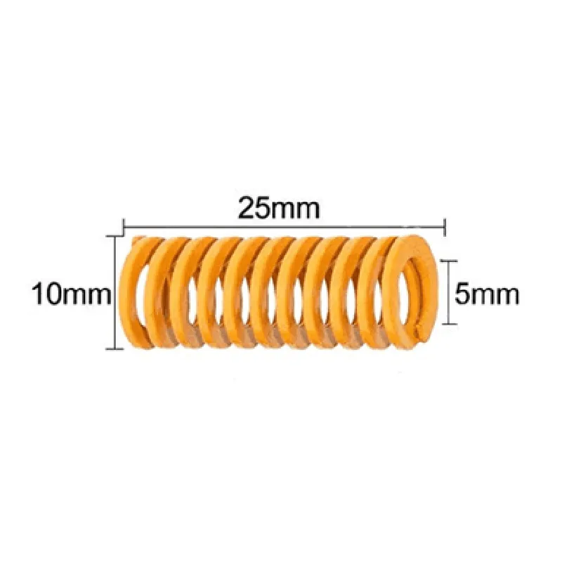 3D Printer Parts Spring For Heated bed MK3 CR-10 Hotbed (Yellow)