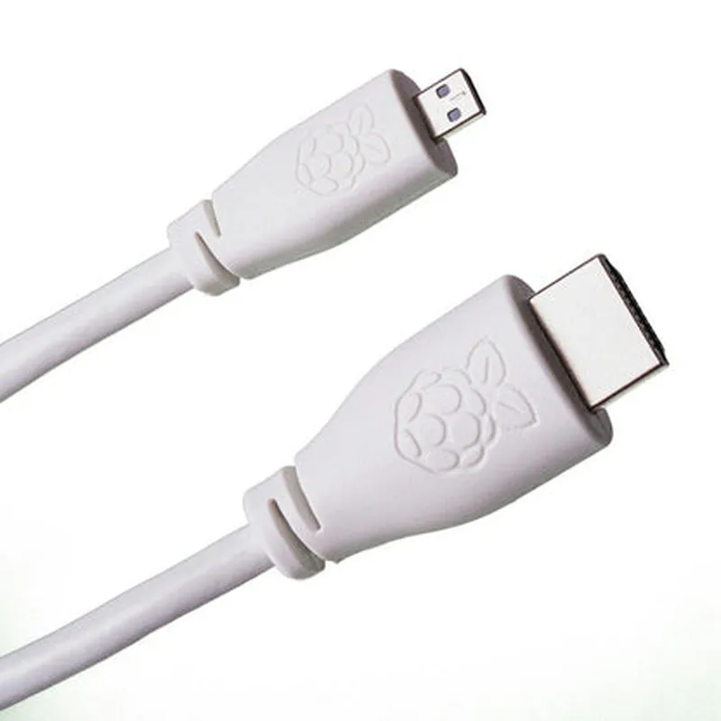 Raspberry Pi Official Micro-HDMI to Standard HDMI Cable (1 Meter)