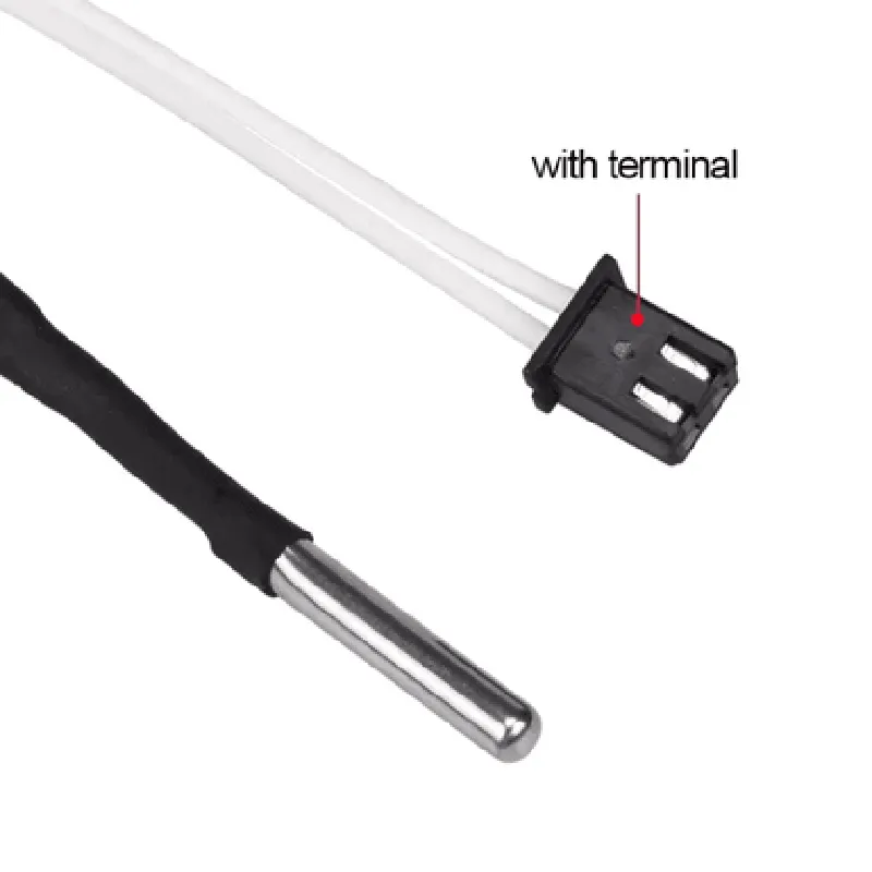 3D Printer Temperature Detection Resistance NTC100K Thermistor Sensor Parts Hot Probe High for Temperature Version (1 meter)