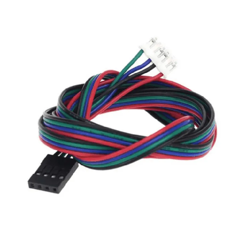 Pure Copper 1000mm Length Cable with Dupont Connector for NEMA17 Stepper Motor