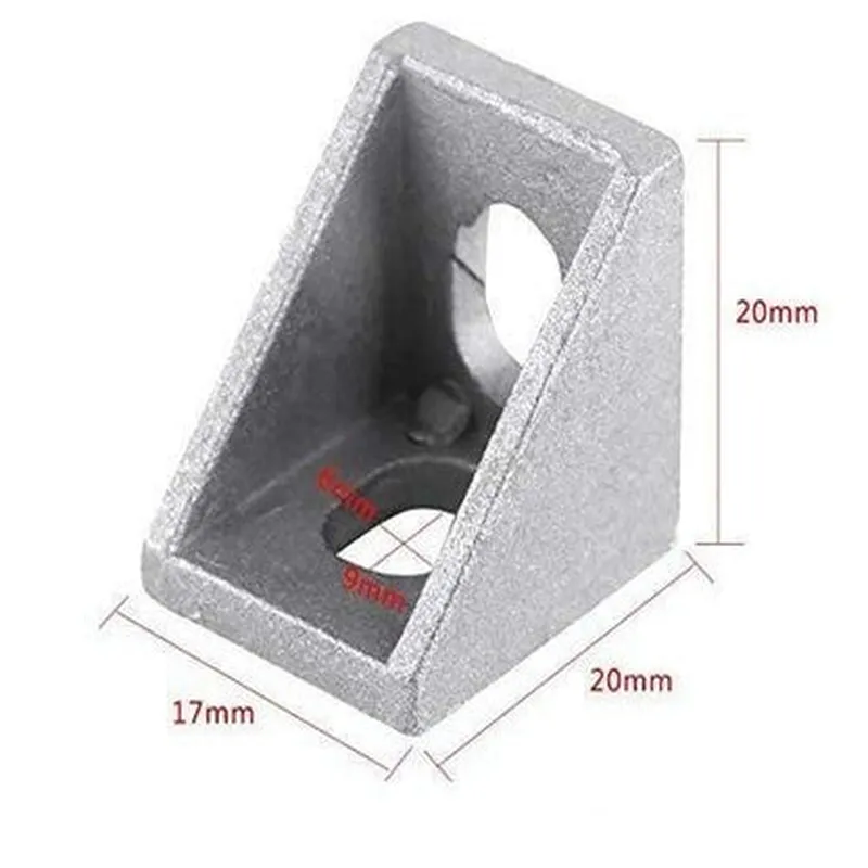Aluminium Profile Angle Bracket L Joint Corner 2020