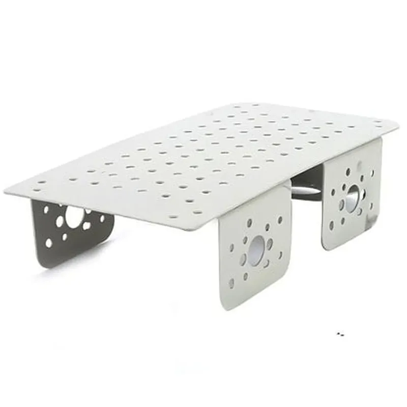 4 Wheel Drive Gray Chassis with Castor Wheel Slot