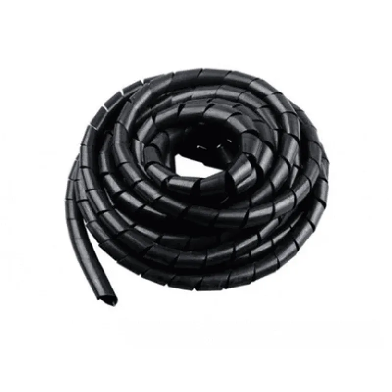 10mm Spiral Wrapping Band Black 10M for Wires