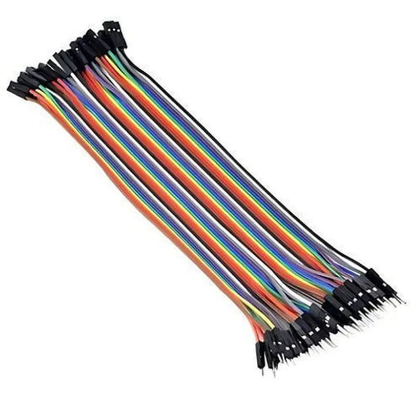 Male to Female jumper wires (20cm)  (20pcs)