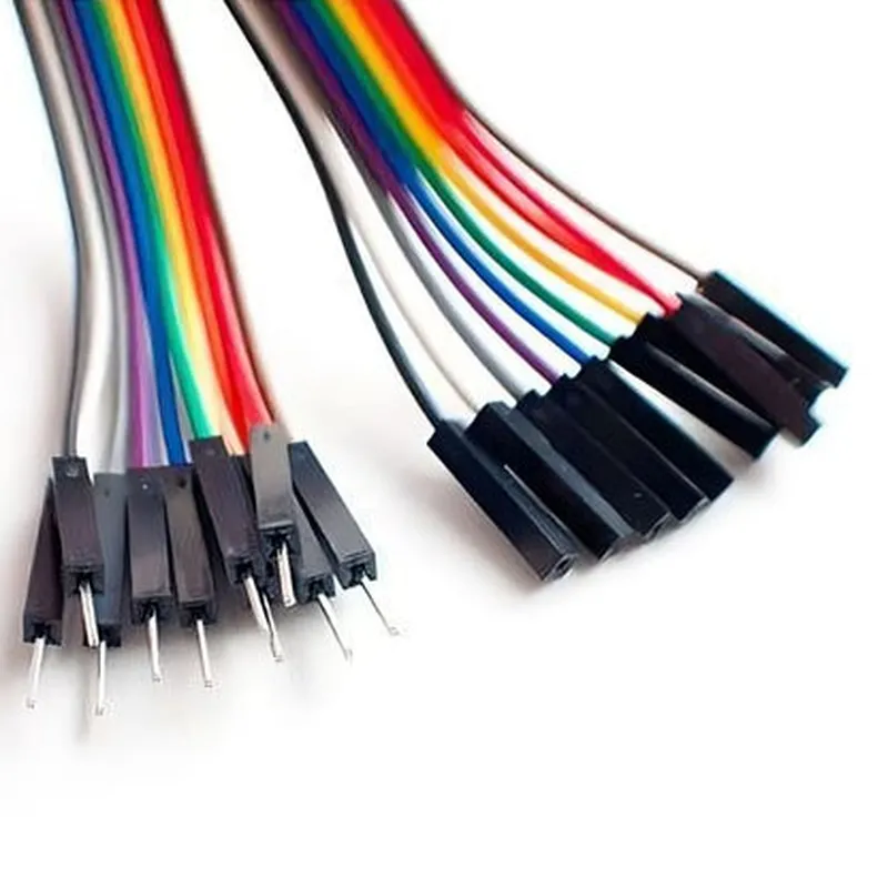 Male to Female jumper wires (20cm)  (20pcs)