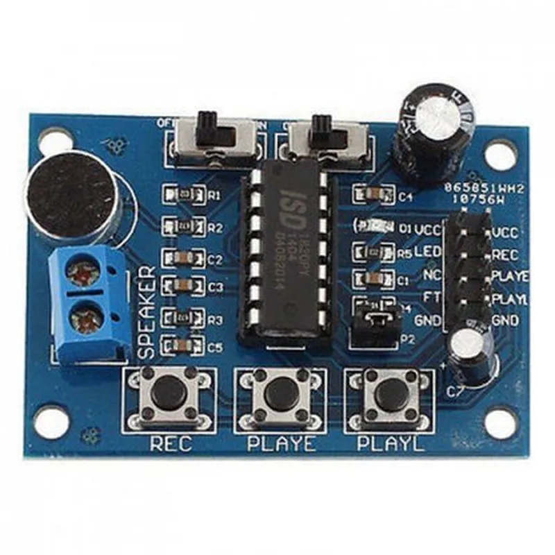 ISD1820 Sound Voice Board Recording Module