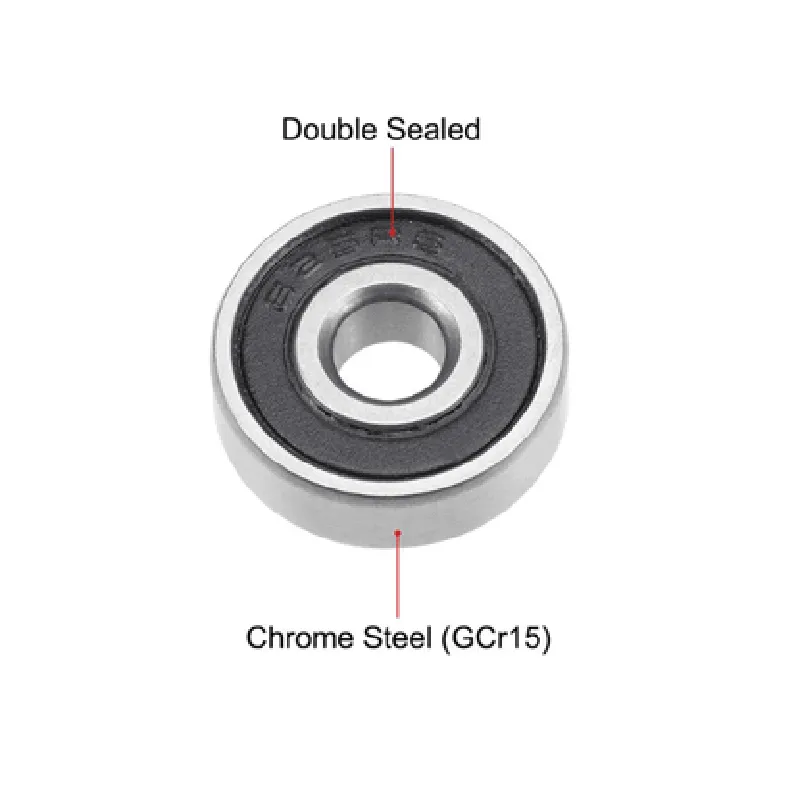 625-2RS Rubber Sealed Ball Bearing Miniature Bearing (5x16x5mm)