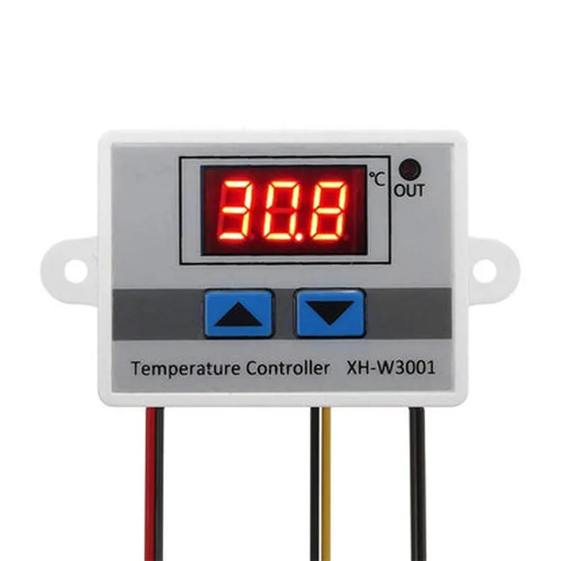 XH-W3001 DC 12V 120W Digital Display LED Temperature Controller with Thermostat Control Switch Probe