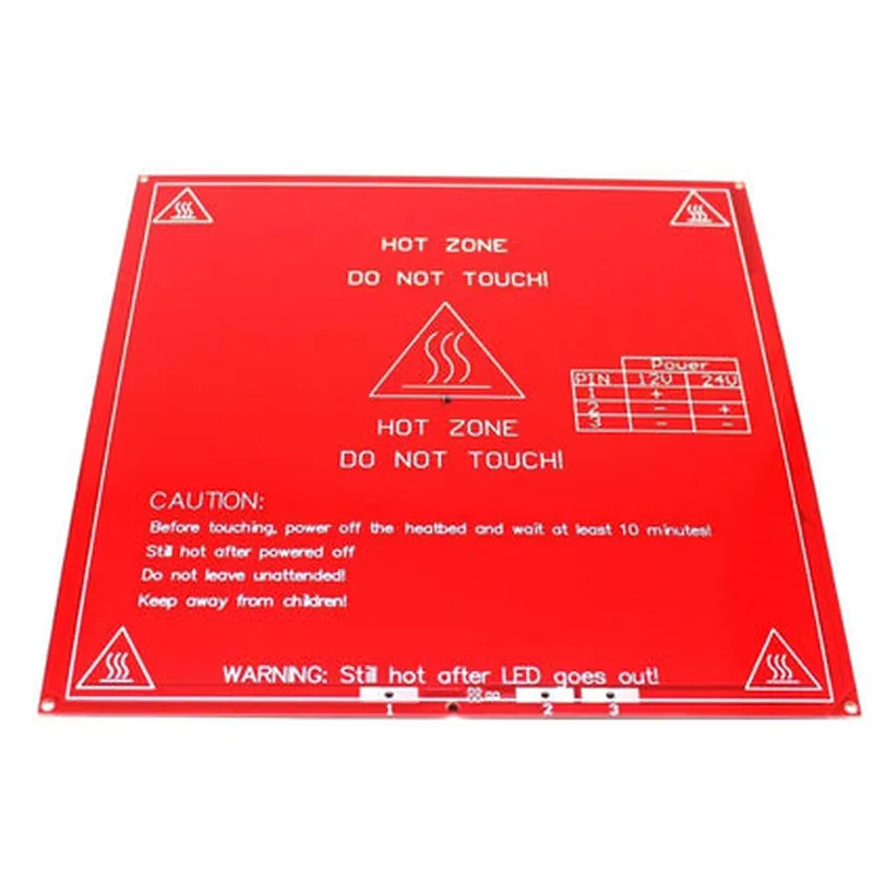 MK2B 3D Printer PCB Heat Bed - 214 mm