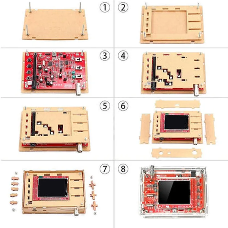 Acrylic Case Shell for DIY DSO138 Oscillator Kit