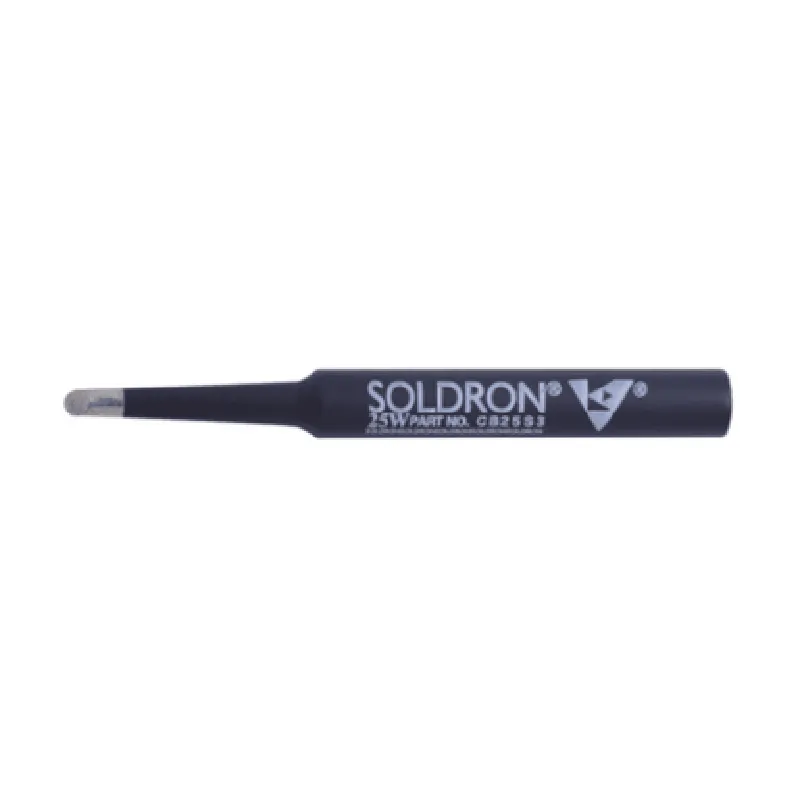 Soldron Black Ceramic Coated Delux Spade Bit for Soldron 25W Soldering Iron - CB25S3