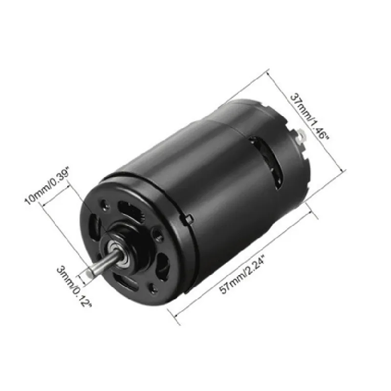 550 10400 RPM High Torque DC Motor
