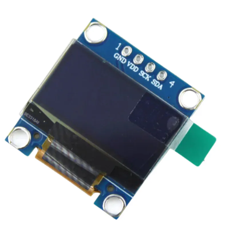 0.96 Inch Blue OLED Display Module SPI/I2C - 4pin