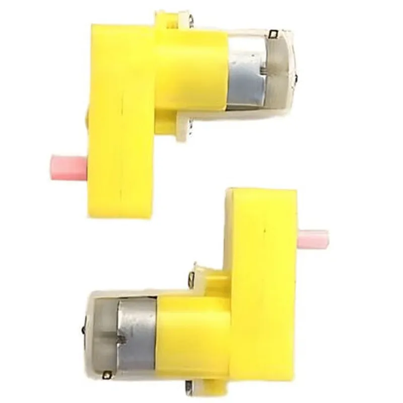 60 RPM L Shaped Single Shaft BO Motor (2 pcs)