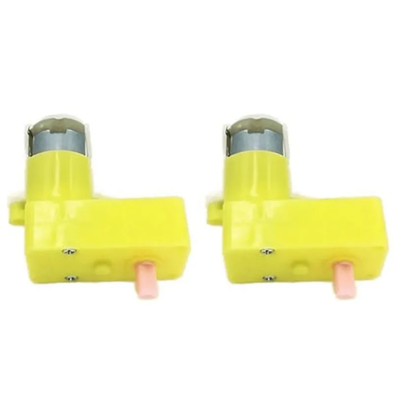 60 RPM L Shaped Single Shaft BO Motor (2 pcs)