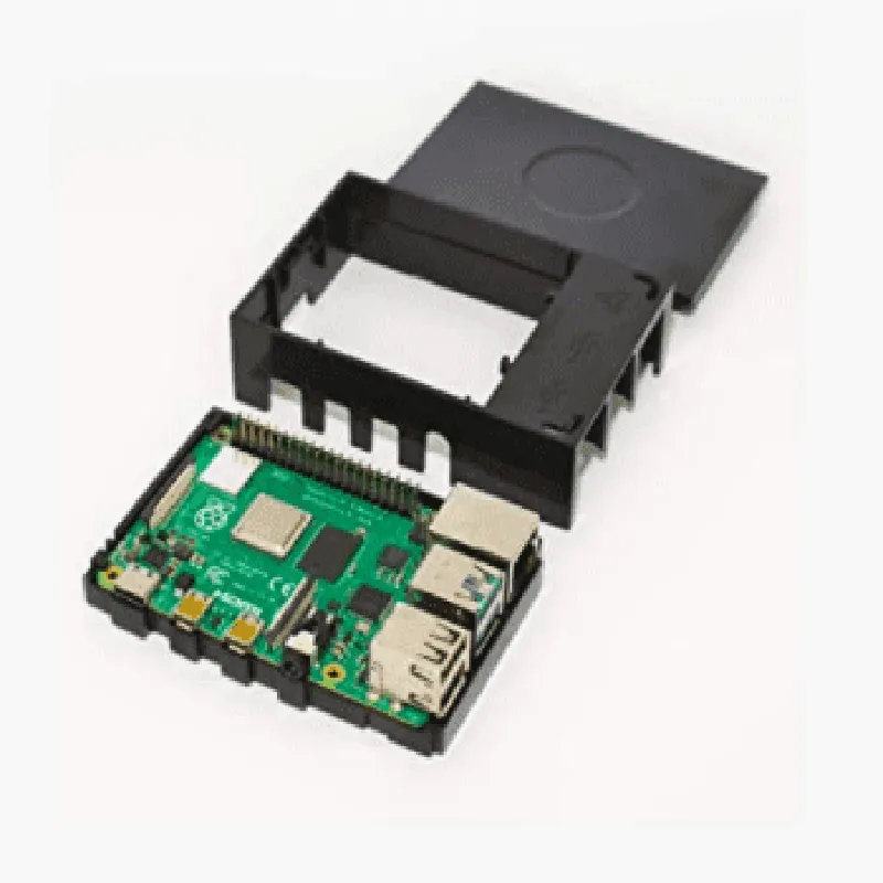 Raspberry Pi 4 Premium Black Case