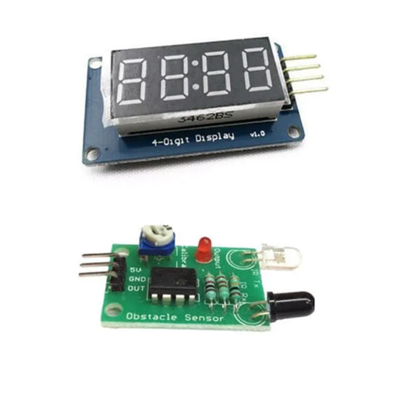TM1637 4-Digit Display + IR Proximity Sensor