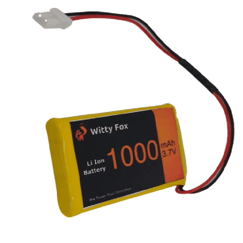 Witty Fox 3.7V 1000mAh Li-Ion Battery