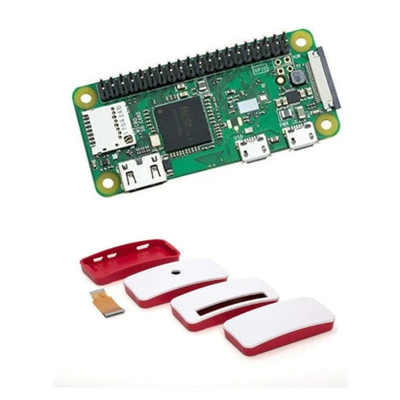 Raspberry Pi Zero WH + Raspberry Pi Zero W-WH  Enclosure- Case and camera cable