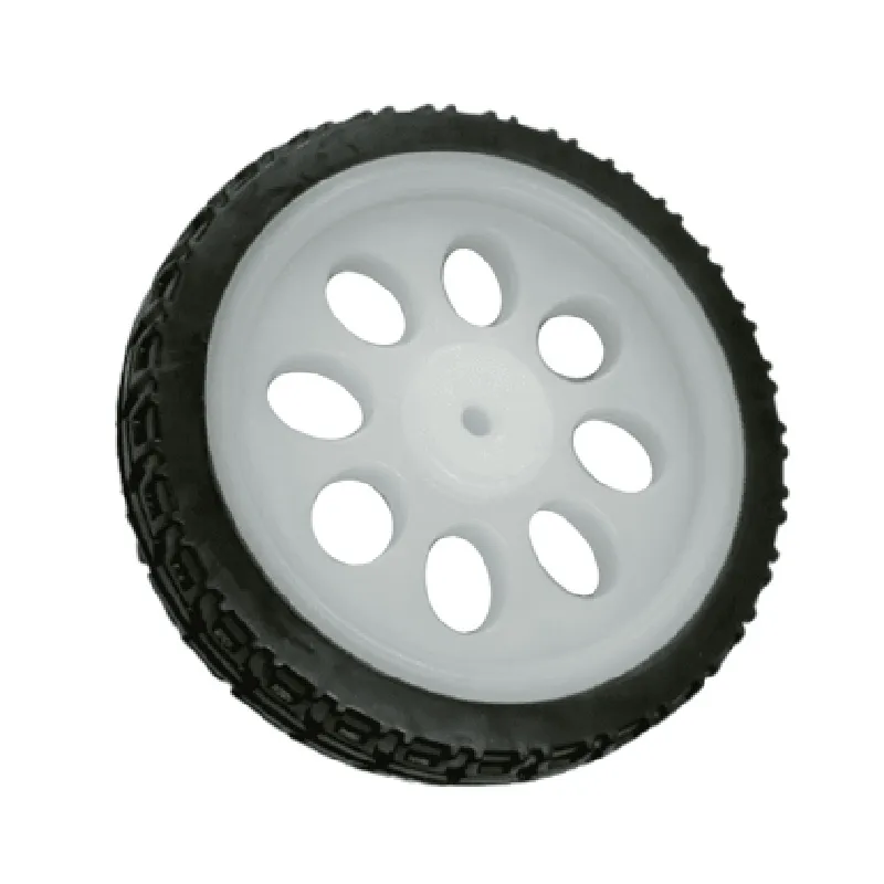 Rubber wheel for Robot Smart car (63mmx15mmx25mm)