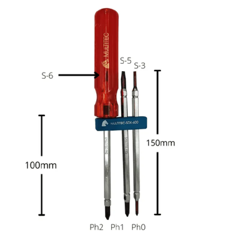 Multitec SDK-600 Screw Driver Set