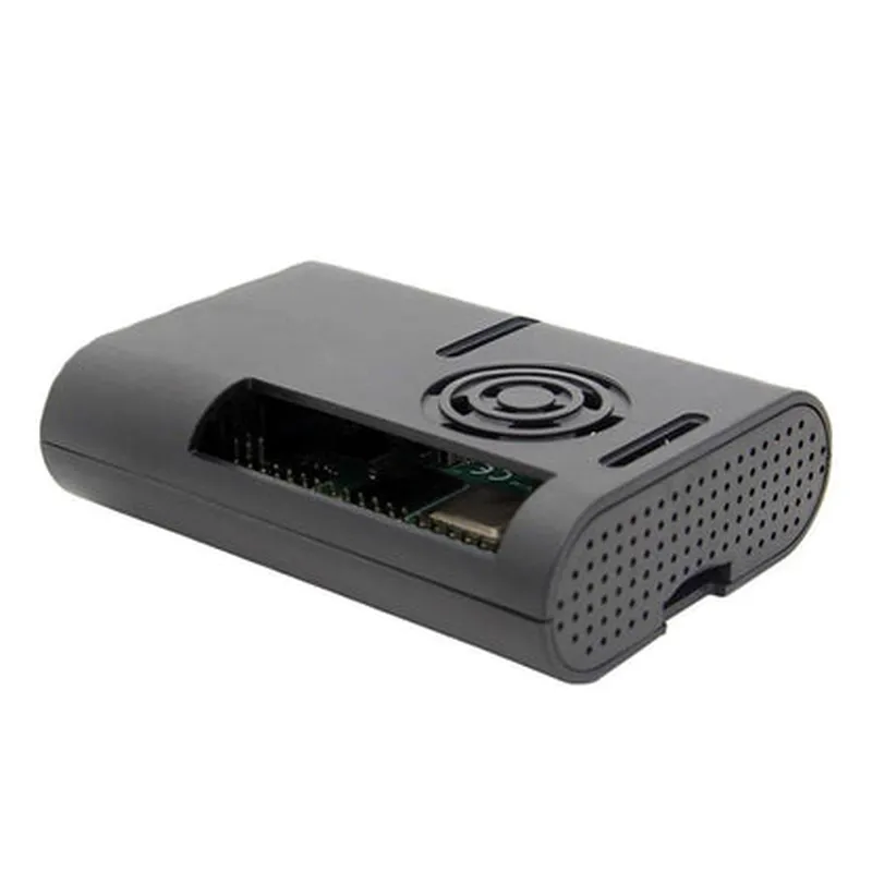 Raspberry Pi 4 ABS Black Case with Fan