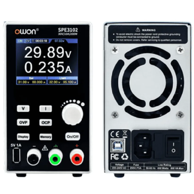 OWON SPE3102 30V 10A Programmable DC Power Supply