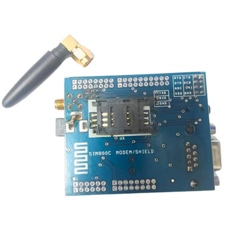 SIM 800C GSM Modem with SMA Antenna