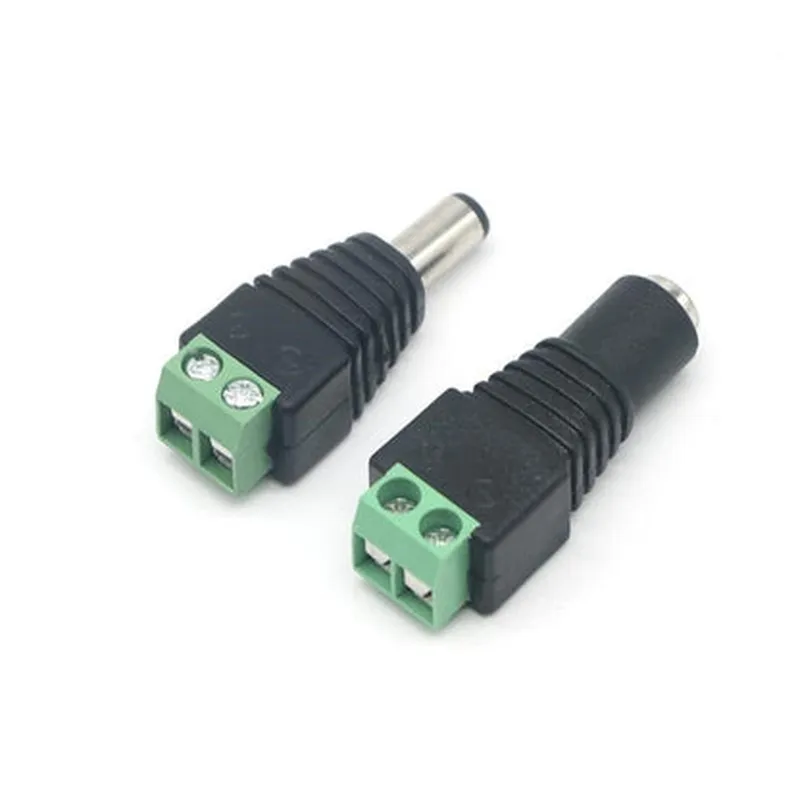 DC Power Male Plug Jack Adapter Connector