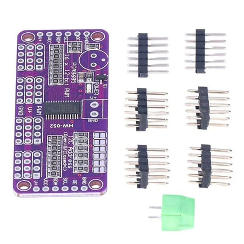PCA9685 16 Channel 12 Bit Servo Motor Driver