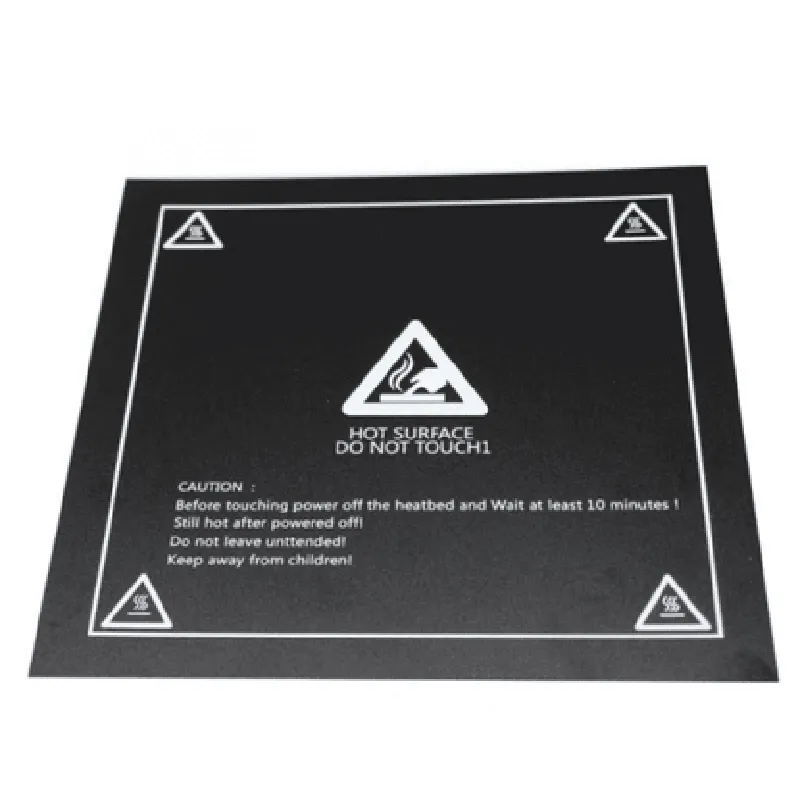 214x214mm Heat Bed Sticker Build Plate Tape with Adhesive Backing for 3D Printer