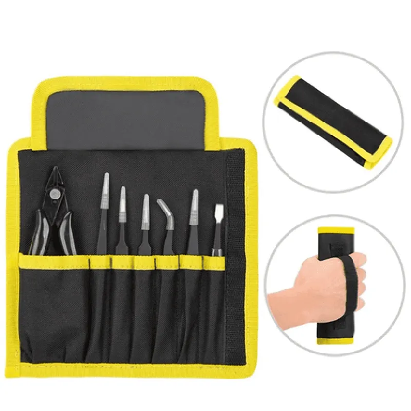 Soldron Tweezer and Cutter Pouch Set
